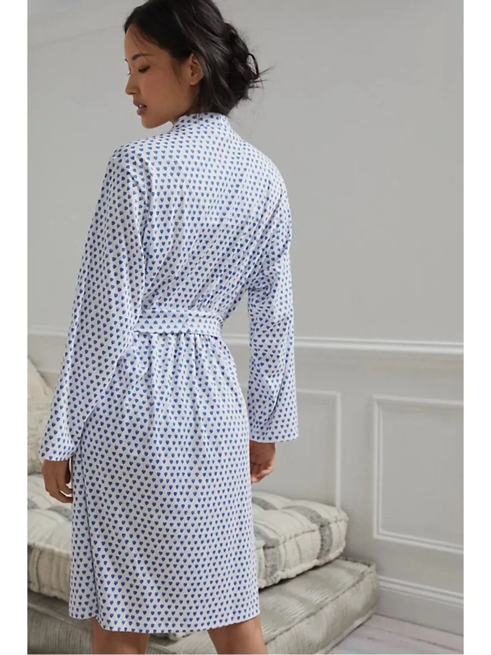 Roller Rabbit Axel Hearts Kimono Robe - Picture 3 of 12
